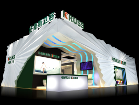 格魯斯衛浴展創意展臺設計效果圖