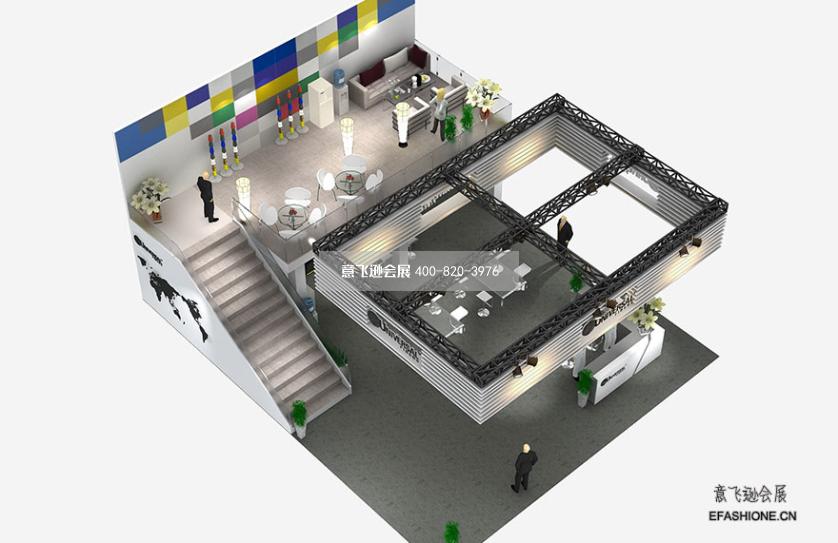 環球化纖上海地面材料展展臺設計搭建