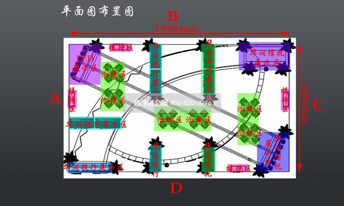 華潤銀行金融理財(cái)展臺設(shè)計(jì)效果圖