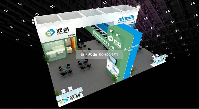 上海雙益農牧設備展臺設計